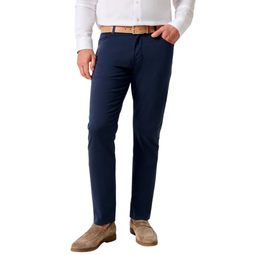 johnnie-O Carmel Sateen 5-Pocket Pant – Dark Navy